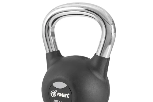 Amila Kettlebell Rubber Cover Cr Handle 16 Kg ? Μαύρο (44498)