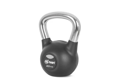 Amila Kettlebell Rubber Cover Cr Handle 20 Kg ? Μαύρο (44499)