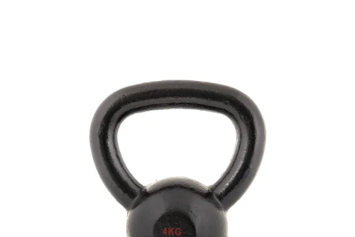 Amila Kettlebell Cast Iron Rubber Base 4 Kg - Μαύρο (44500)