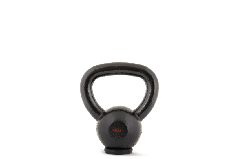 Amila Kettlebell Cast Iron Rubber Base 4 Kg - Μαύρο (44500)