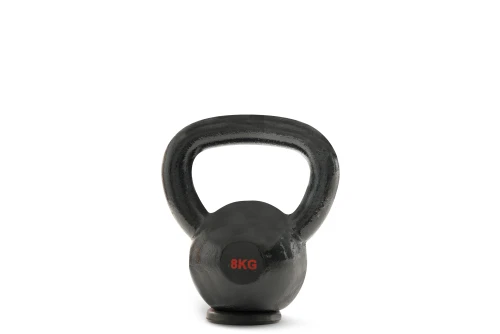 Amila Kettlebell Cast Iron Rubber Base 8 Kg - Μαύρο (44501)