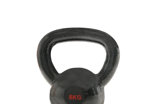 Amila Kettlebell Cast Iron Rubber Base 8 Kg - Μαύρο (44501)