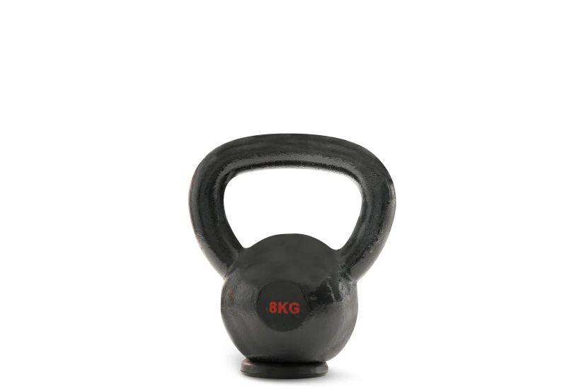 Amila Kettlebell Cast Iron Rubber Base 8 Kg - Μαύρο (44501)