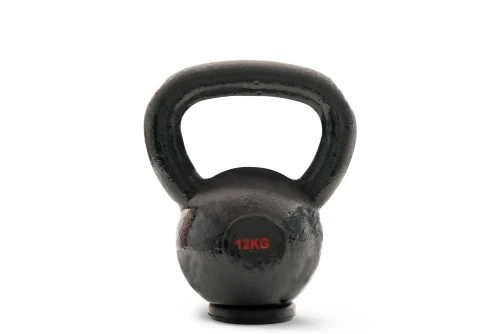 Amila Kettlebell Cast Iron Rubber Base 12 Kg - Μαύρο (44502)