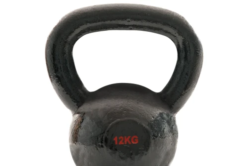 Amila Kettlebell Cast Iron Rubber Base 12 Kg - Μαύρο (44502)
