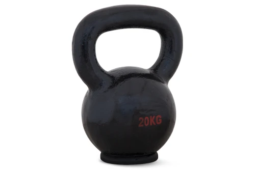 Amila Kettlebell Cast Iron Rubber Base 20 Kg - Μαύρο (44508)