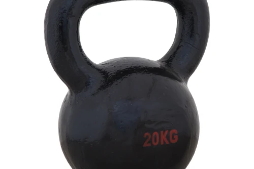Amila Kettlebell Cast Iron Rubber Base 20 Kg - Μαύρο (44508)