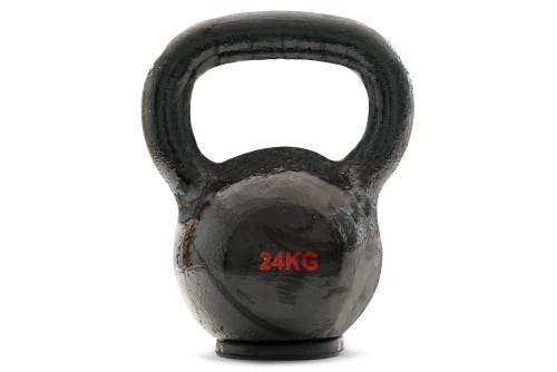 Amila Kettlebell Cast Iron Rubber Base 24 Kg - Μαύρο (44510)