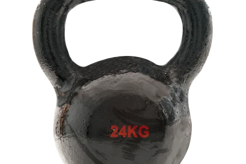 Amila Kettlebell Cast Iron Rubber Base 24 Kg - Μαύρο (44510)