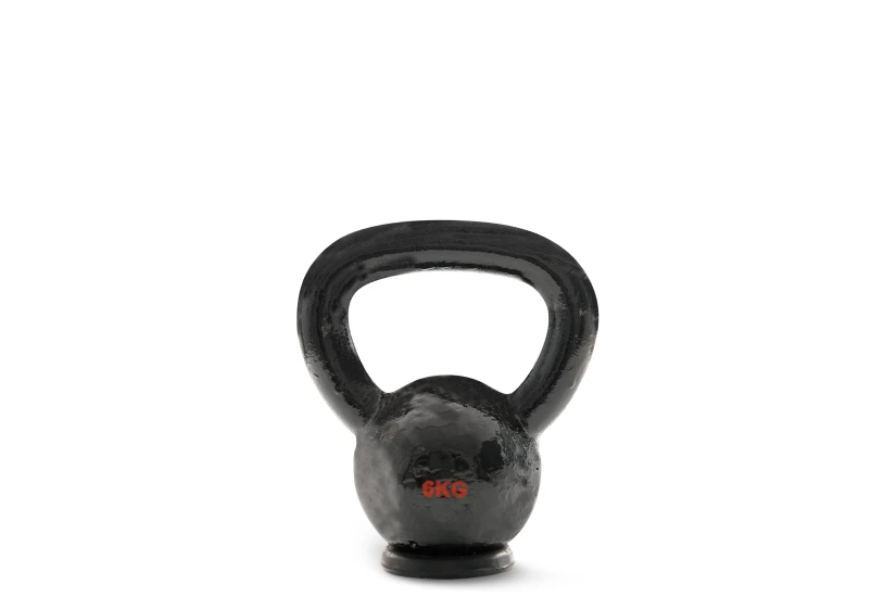 Amila Kettlebell Cast Iron Rubber Base 6 Kg - Μαύρο (44521)
