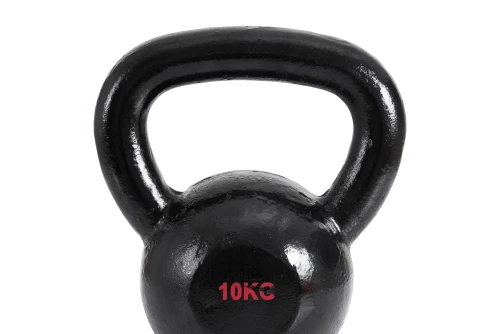 Amila Kettlebell Cast Iron Rubber Base 10 Kg - Μαύρο (44522)