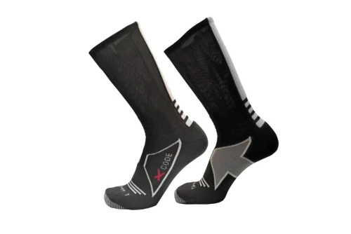 X-Code Basketball 3D-Icon Κάλτσες Ψηλές 1 Ζευγάρι (44555 BLACK)