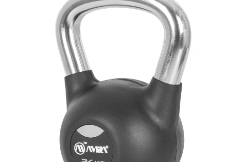 Amila Kettlebell Rubber Cover Cr Handle 24 Kg ? Μαύρο (44573)