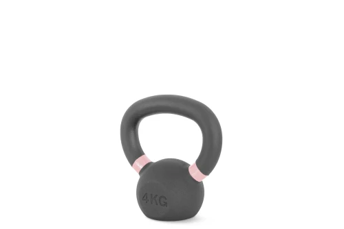 Amila Kettlebell Cast Iron 4 Kg - Μαύρο  Ροζ (44680)