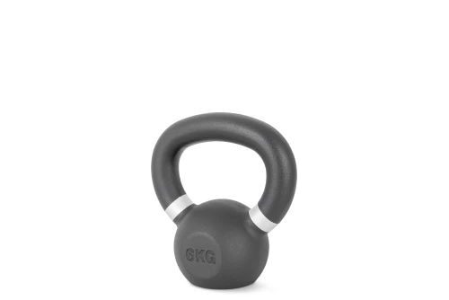 Amila Kettlebell Cast Iron 6 Kg - Μαύρο  Λευκό (44681)