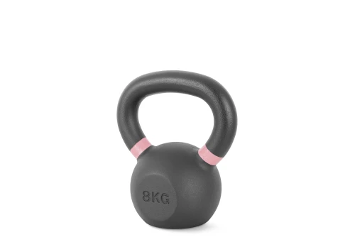 Amila Kettlebell Cast Iron 8 Kg - Μαύρο  Ροζ (44682)