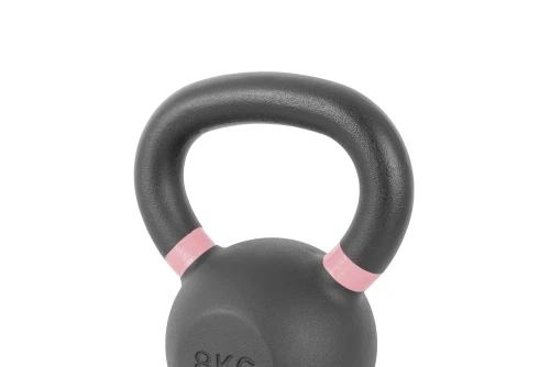 Amila Kettlebell Cast Iron 8 Kg - Μαύρο  Ροζ (44682)
