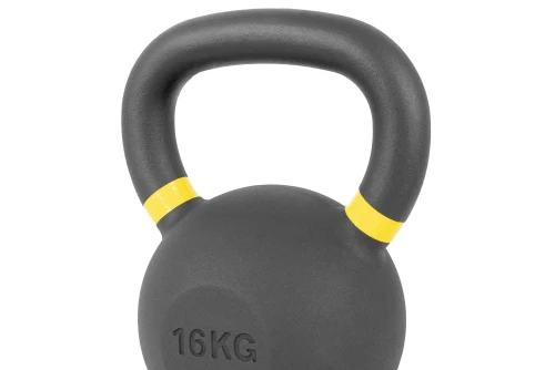 Amila Kettlebell Cast Iron 16 Kg - Μαύρο  Κίτρινο (44685)
