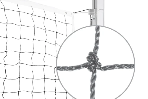 Amila Δίχτυ Volley 2,5Mm Με Ξύλο (44925)