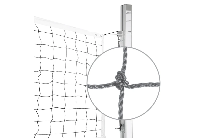 Amila Δίχτυ Volley 2,5mm με Ξύλο