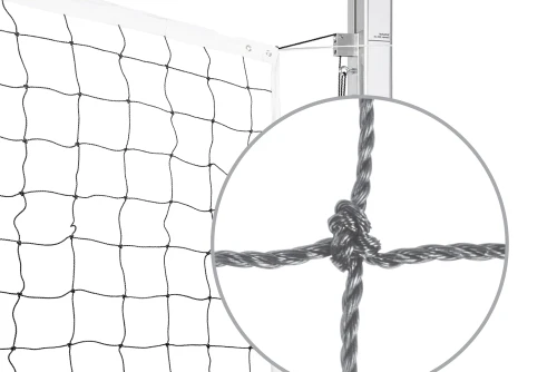 Amila Δίχτυ Volley 2,0Mm Με Ξύλο (44929)