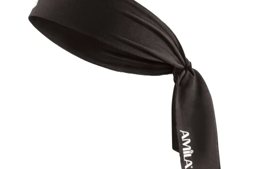 Amila Περιμετώπιο Bandana Amila Tie Band Μαύρο (45707)