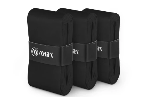 Amila Ταινία Λαβής Ρακετών Amila Overgrip Μαύρο 3 Τεμ (45791)