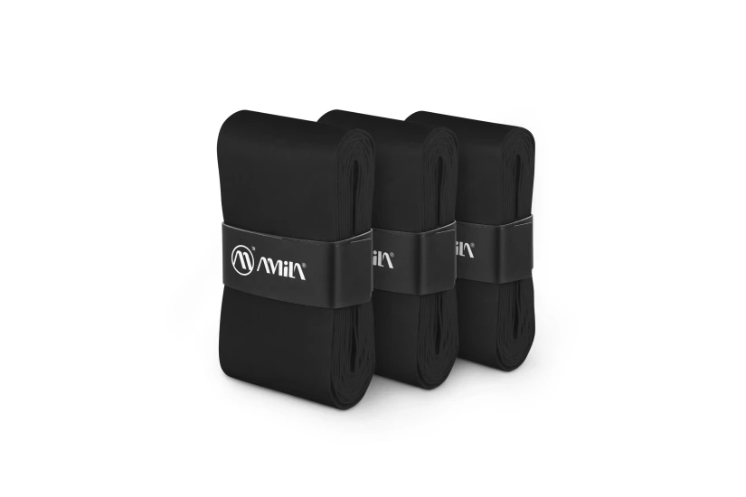 Amila Ταινία Λαβής Ρακετών Amila Overgrip Μαύρο 3 Τεμ (45791)