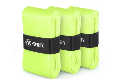 Amila Ταινία Λαβής Ρακετών Amila Overgrip Neon Green 3 Τεμ (45793)