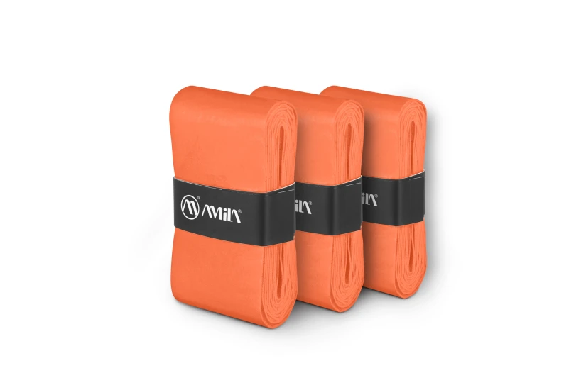 Amila Ταινία Λαβής Ρακετών Amila Overgrip Coral Red 3 Τεμ (45794)