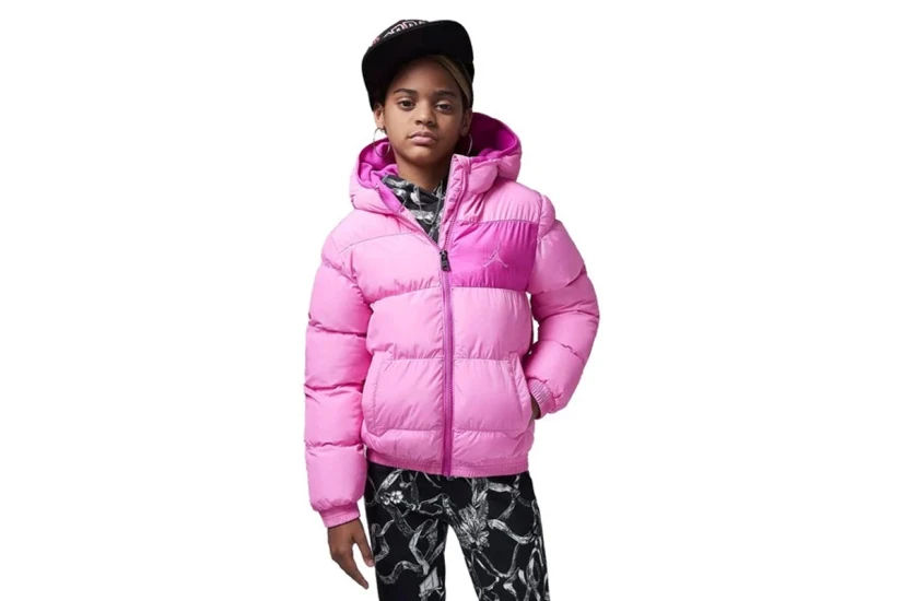 Jordan Essentials Midweight Παιδικό Μπουφάν Puffer Ροζ