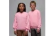 Jordan Brooklyn Fleece Παιδική Μακρυμάνικη Μπλούζα με Λαιμόκοψη Ροζ