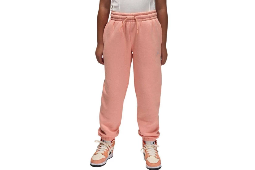 Jordan Brooklyn Fleece Παιδικό Παντελόνι Φόρμας Σομόν