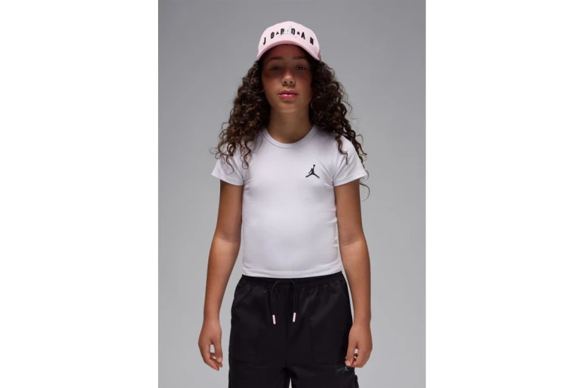 Jordan Brooklyn Essentials Παιδικό Κοντομάνικο T-Shirt Λευκό