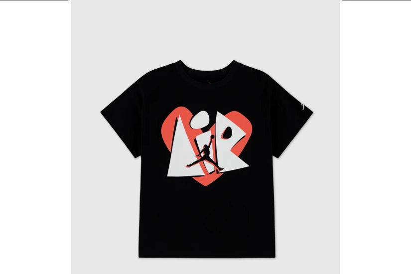 Jordan Love Air Παιδικό Κοντομάνικο T-Shirt Μαύρο, Λευκό, Κόκκινο