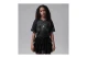Jordan Secret Diary Jersey Παιδικό Κοντομάνικο Cropped T-Shirt Μαύρο