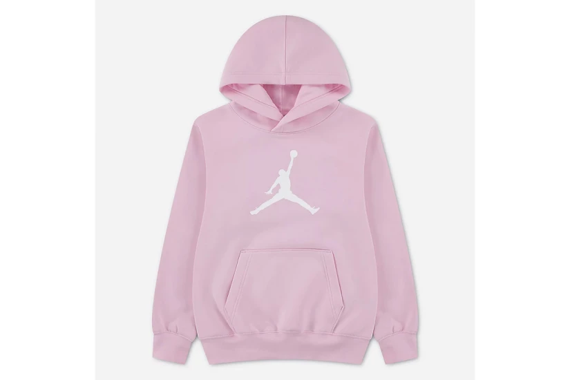 Jordan Jumpman Παιδικό Φούτερ με Κουκούλα Ροζ