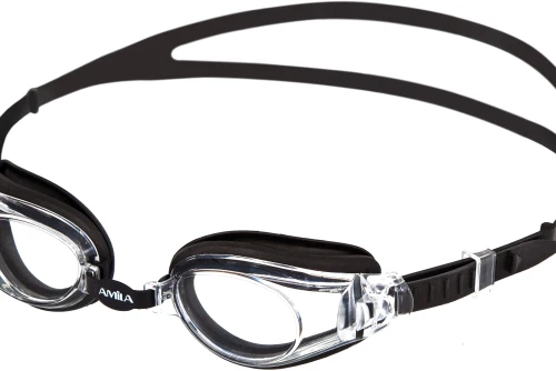 Amila Γυαλιά Κολύμβησης Amila Kor-60Af Μαύρα (47147)