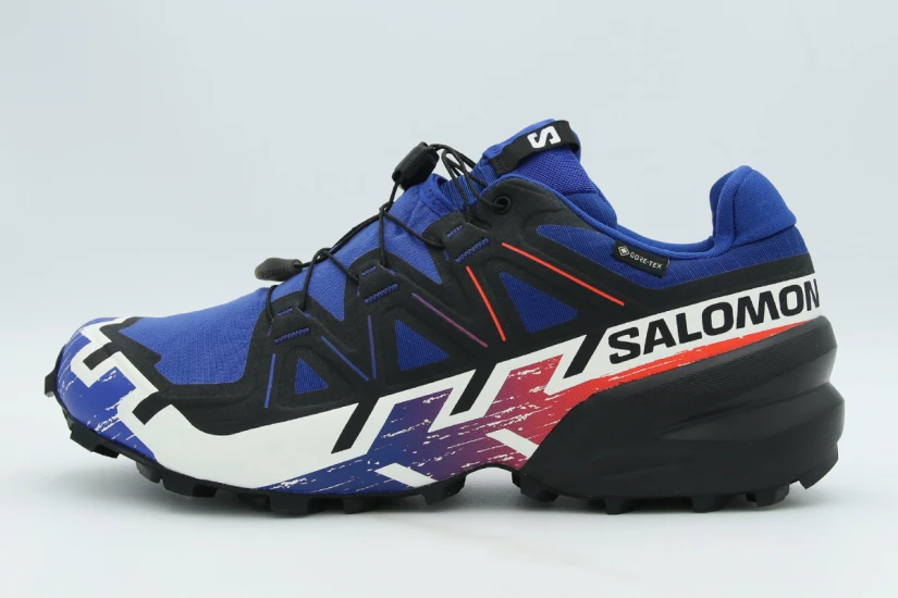 Salomon Speedcross 6 Gore-Tex Equipe Ανδρικά Αθλητικά Παπούτσια Trail Running Μπλε, Μαύρα, Λευκά