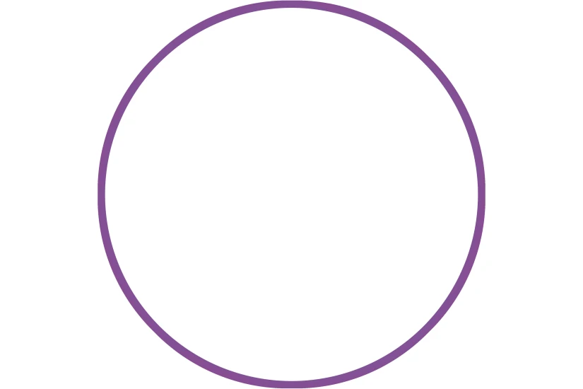 Amila Χούλα-Χουπ 70Cm - Φ19Mm - 260Gr, Μωβ (48027)