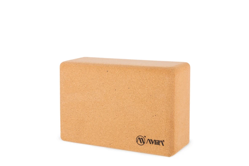 Amila Τούβλο Yoga Dhara Cork Block 7,6X15X23 Cm Από Φελλό (48084)