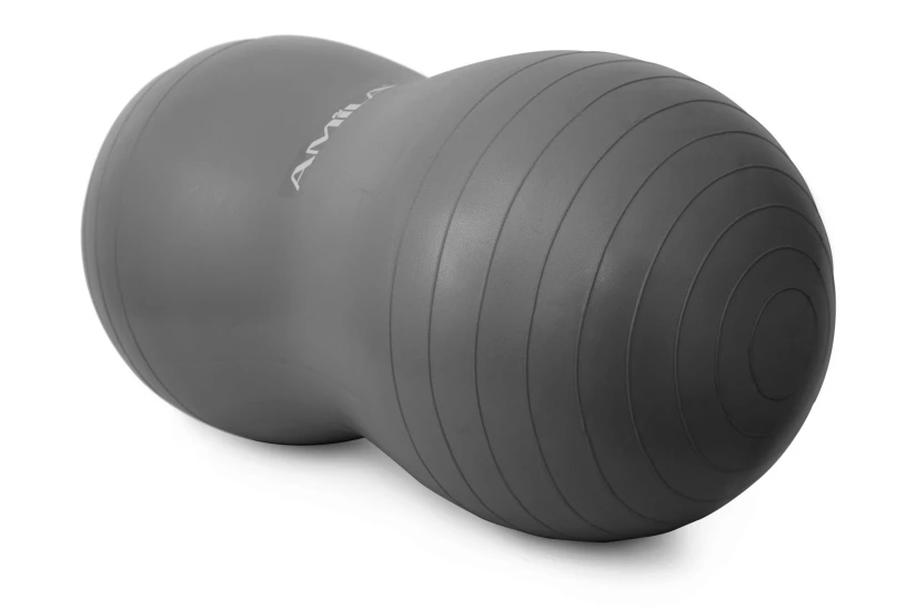 Amila Μπάλα Γυμναστικής Peanut 50 Cm - Μαύρη (48095)