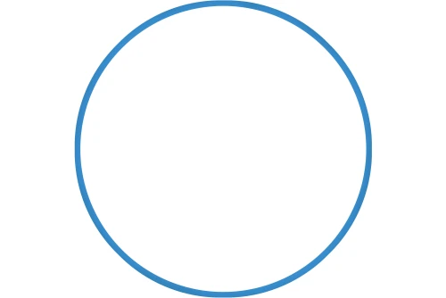 Amila Χούλα-Χουπ 60Cm - Φ18Mm - 155Gr, Μπλε (48166)