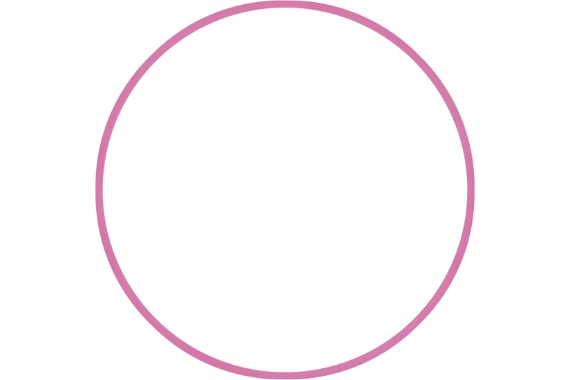 Amila Χούλα-Χουπ 60Cm - Φ18Mm - 155Gr, Ροζ (48167)