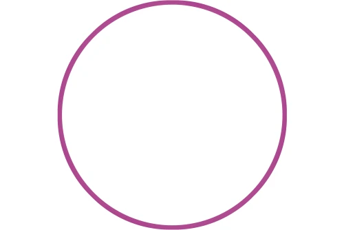 Amila Χούλα-Χουπ 60Cm - Φ18Mm - 155Gr, Φούξια (48169)