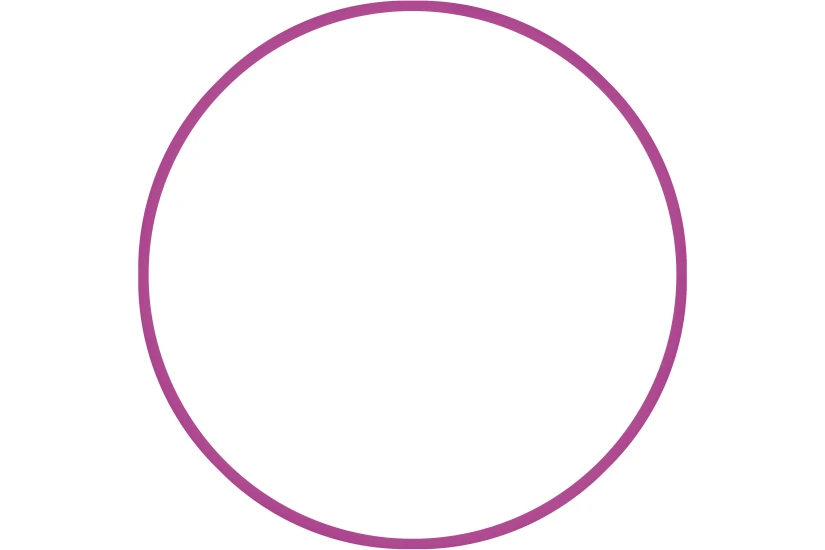 Amila Χούλα-Χουπ 60Cm - Φ18Mm - 155Gr, Φούξια (48169)