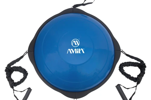 Amila Amila Balance Ball Με Ξύλινη Βάση Μπλε 63Cm (48192)