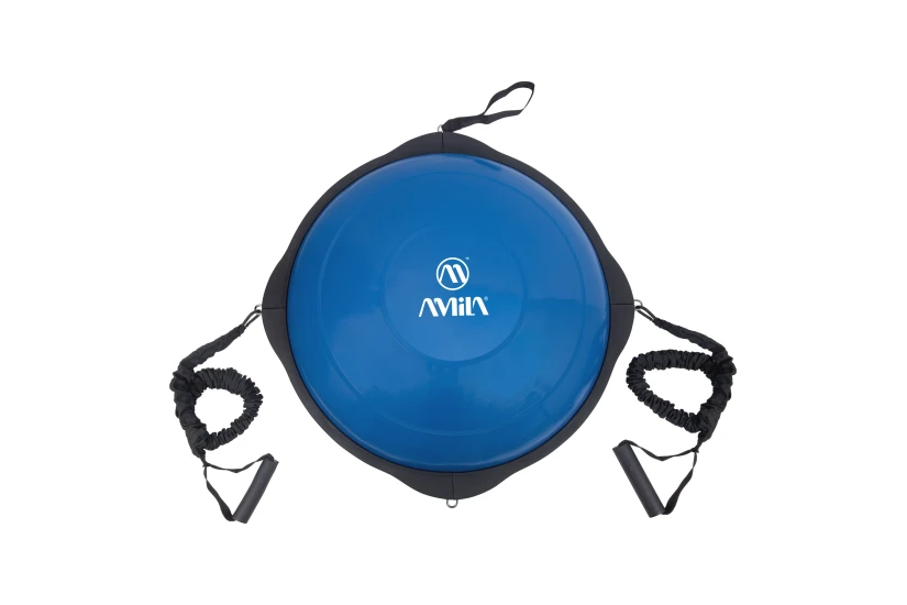Amila Amila Balance Ball Με Ξύλινη Βάση Μπλε 63Cm (48192)