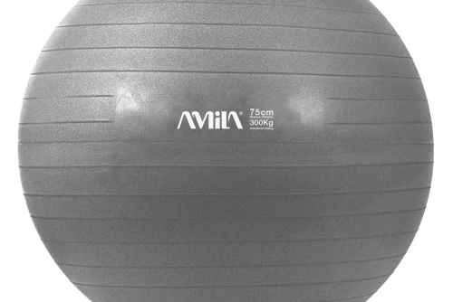 Amila Μπάλα Γυμναστικής Bulk 75Cm - Γκρι (48425)
