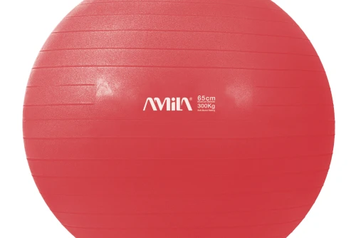 Amila Μπάλα Γυμναστικής Bulk 65 Cm - Κόκκινη (48441)